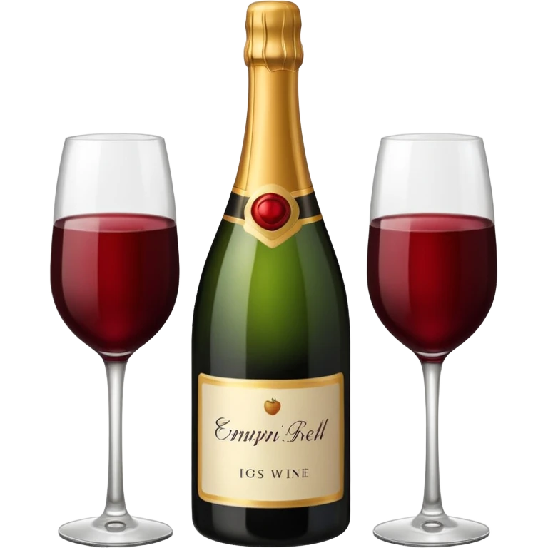 botle champgne RED emoji