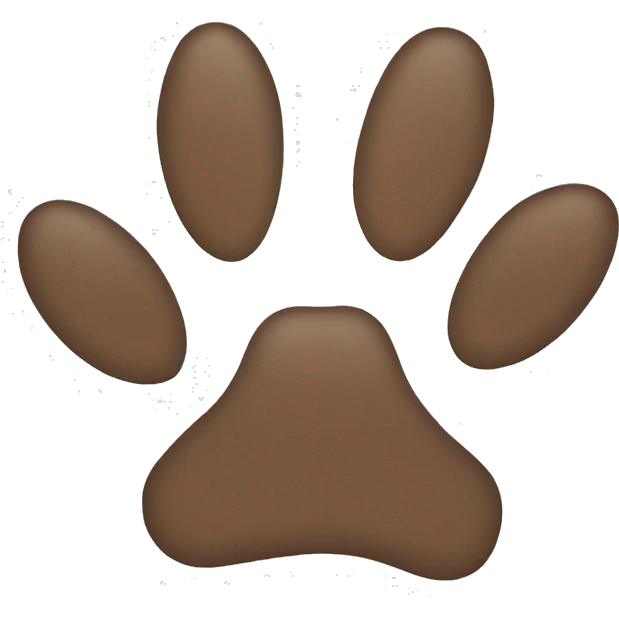 Wolf paw emoji