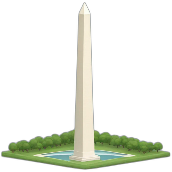 Washington monument emoji