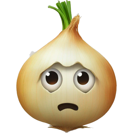 Onion with ghosts emoji