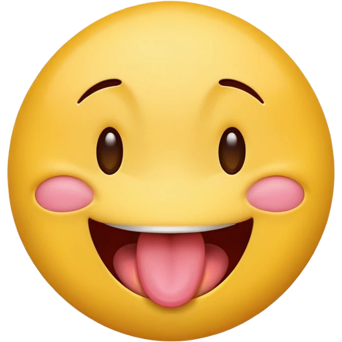Funny tounge out emoji giggling emoji
