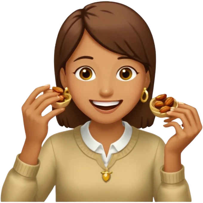 Make a funny aticker of a ting ring sahur emoji