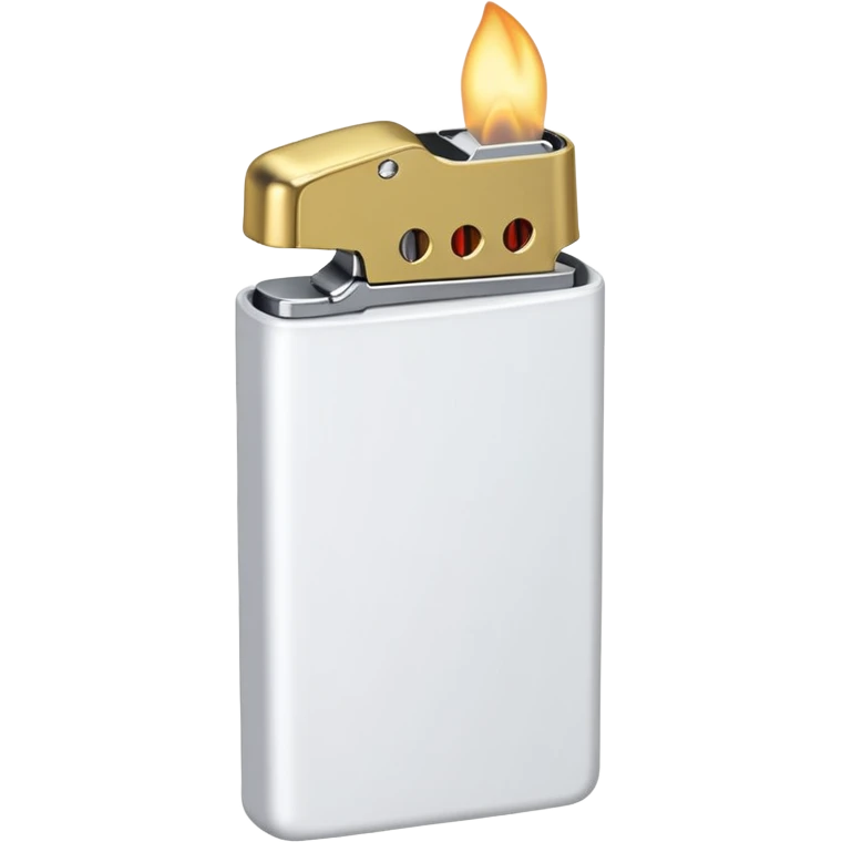 white lighter emoji