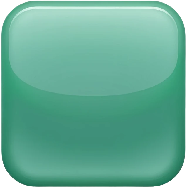 Blank Jade style rounded square icon button emoji