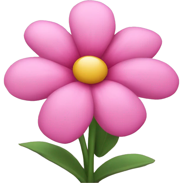 pink flower emoji