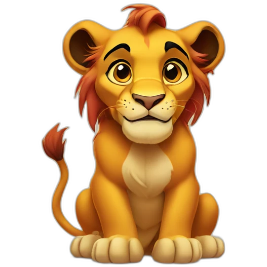 the lion king simba emoji