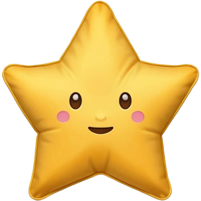star shaped pillow  emoji