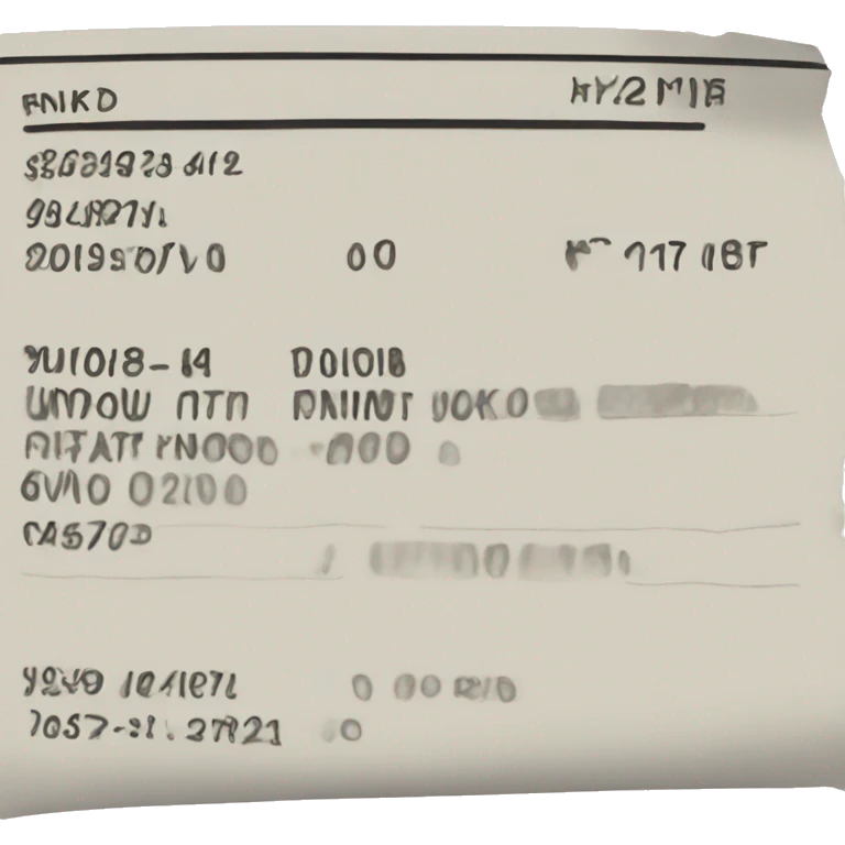 Receipt  emoji