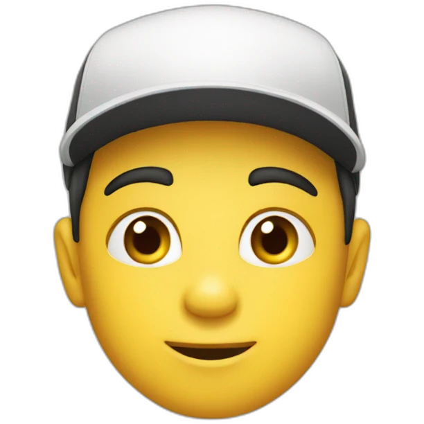 Garçon coupe casquette emoji