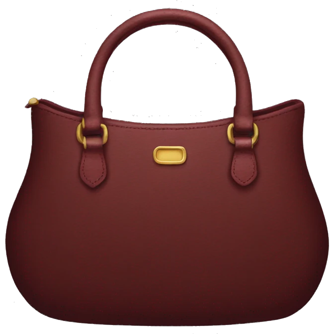 Dark red purse emoji