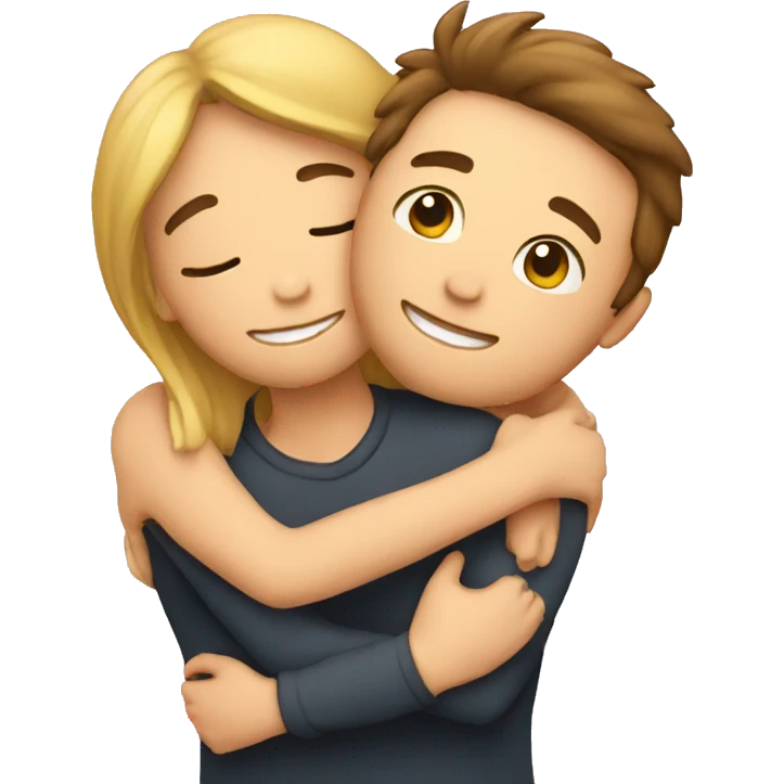 person hugging themself emoji