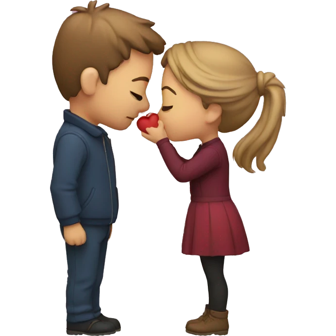 COUPLE kissing emoji