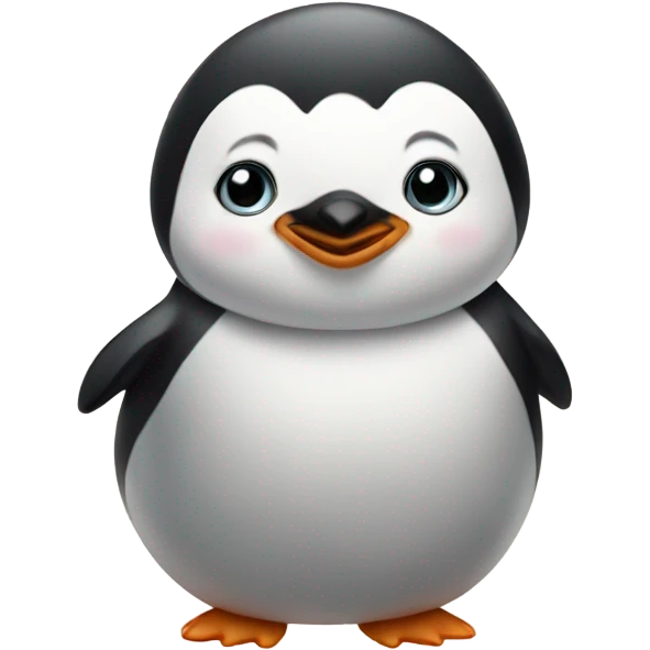 Chubby baby penguin emoji