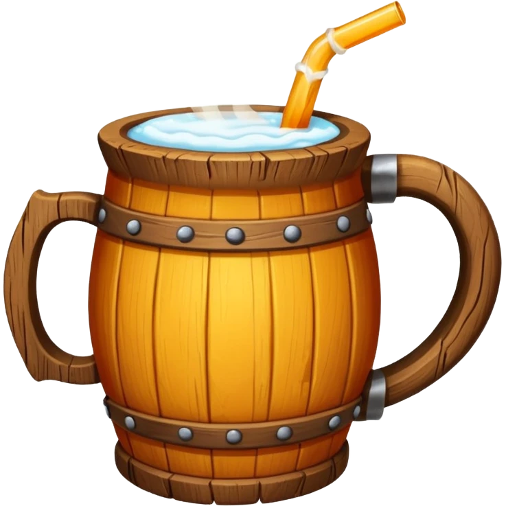 medieval colored drink in a mug emoji