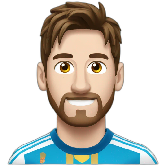 messi world cup emoji
