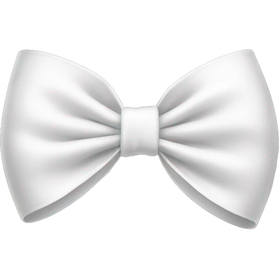 white bow emoji