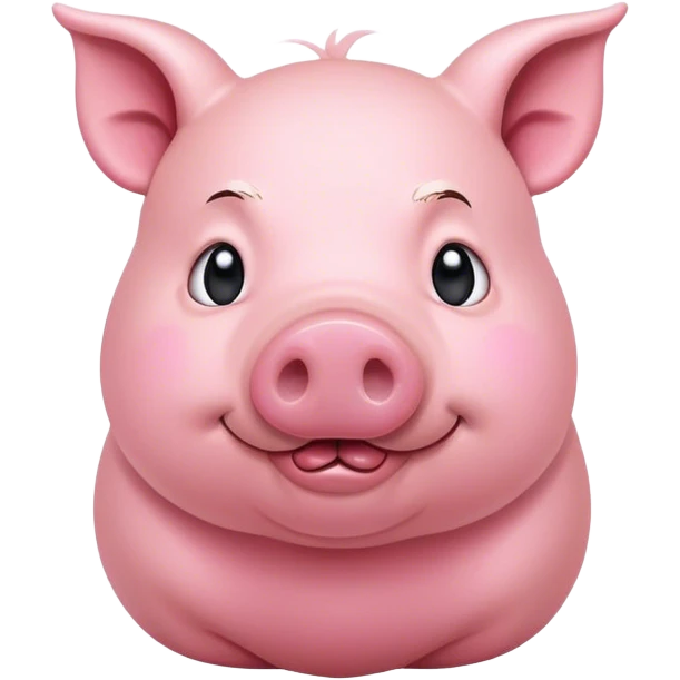 Strong piggie emoji