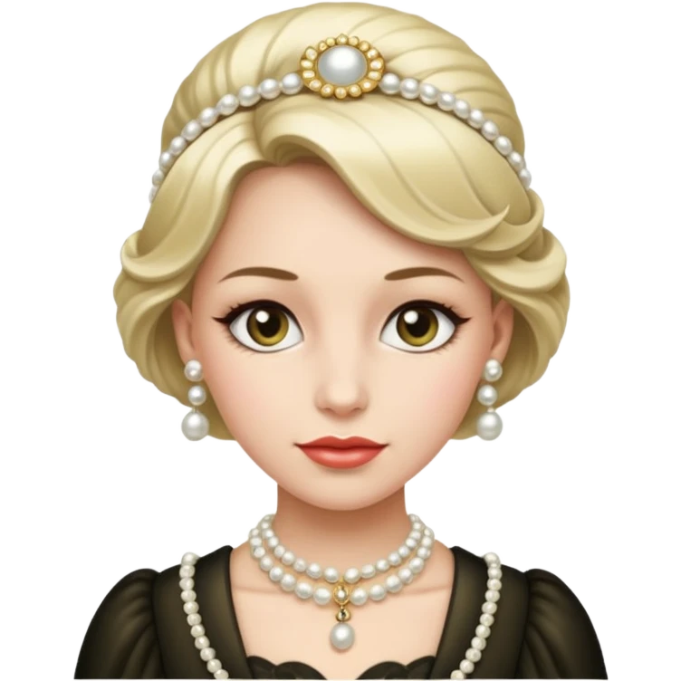 Old Money woman emoji