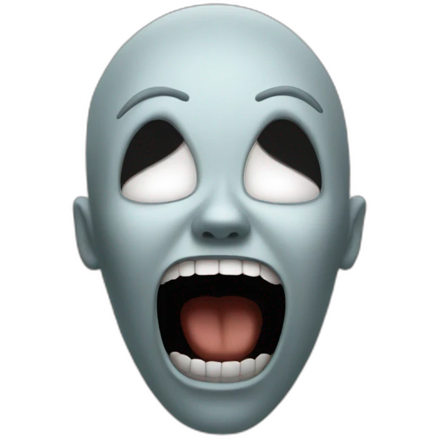 Scream emoji