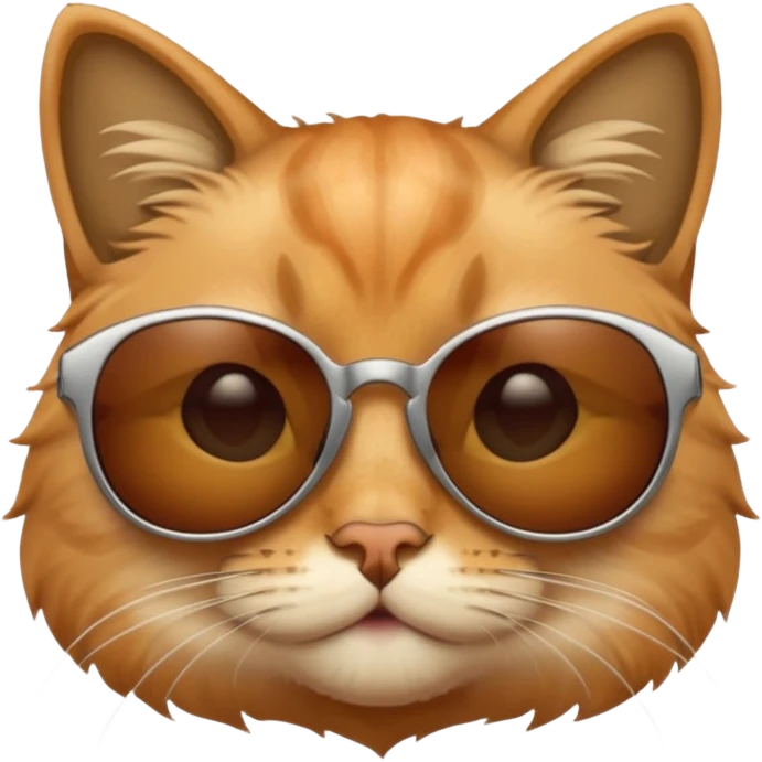 Cat wearing sunglasses emoji