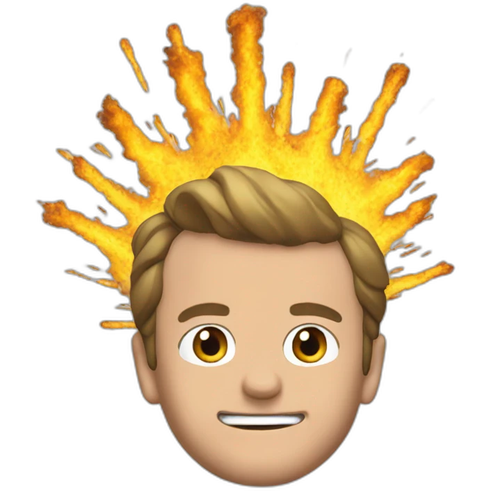 Macron explosion emoji