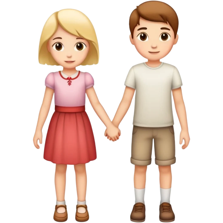 boy and girl holding hands emoji