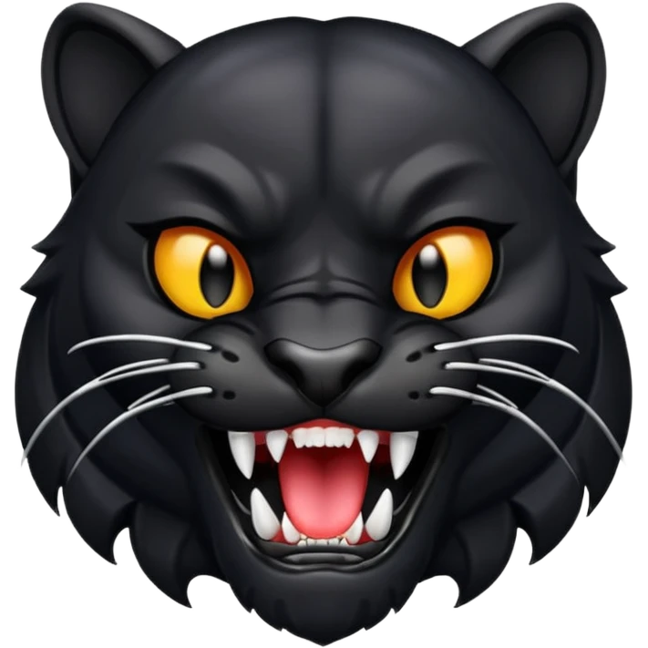 panther with fangs emoji