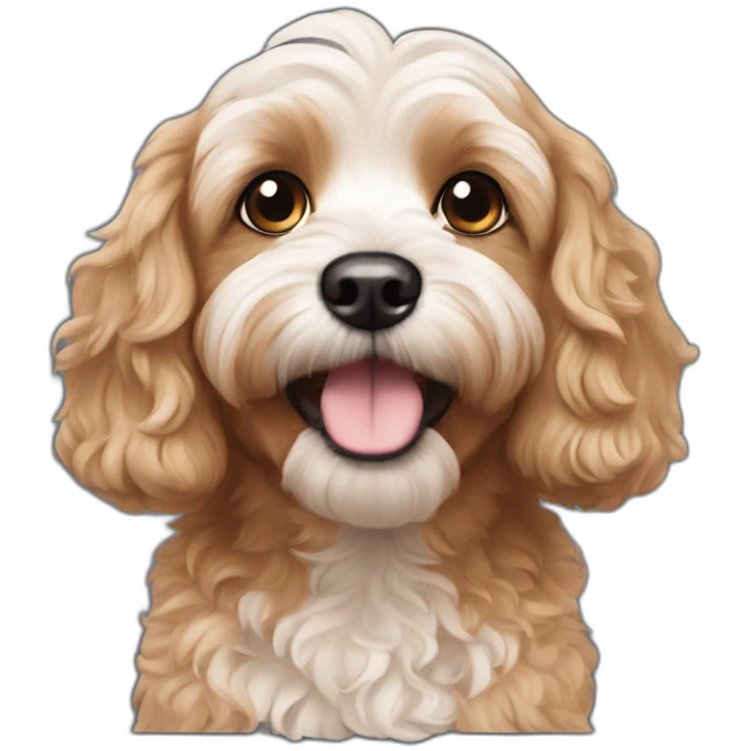 frankie the cavapoo emoji