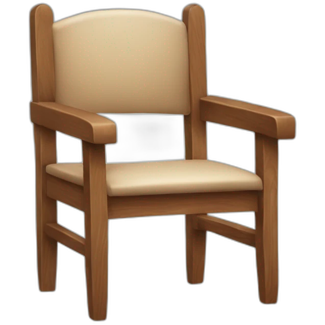 wooden chair emoji