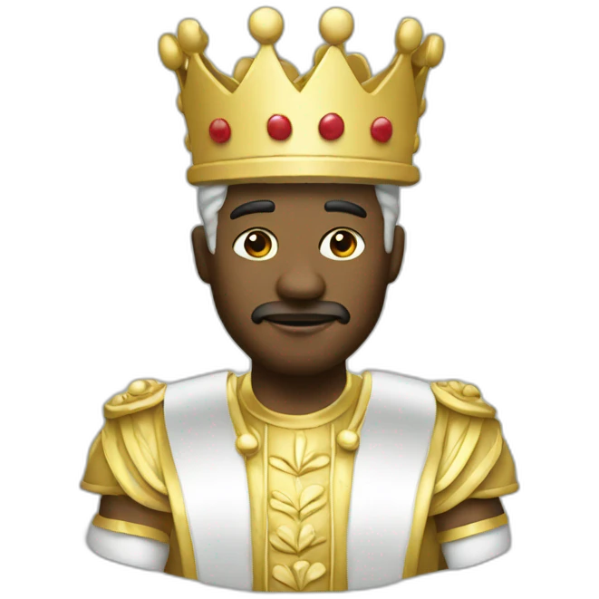 king money white  emoji