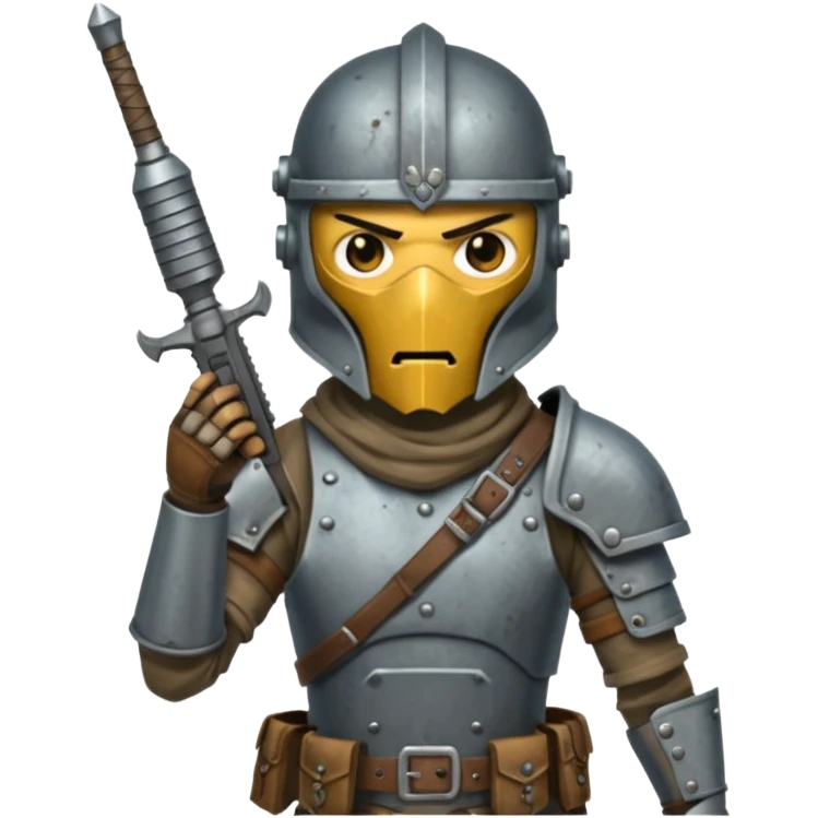 Video game post apocalyptic raider emoji