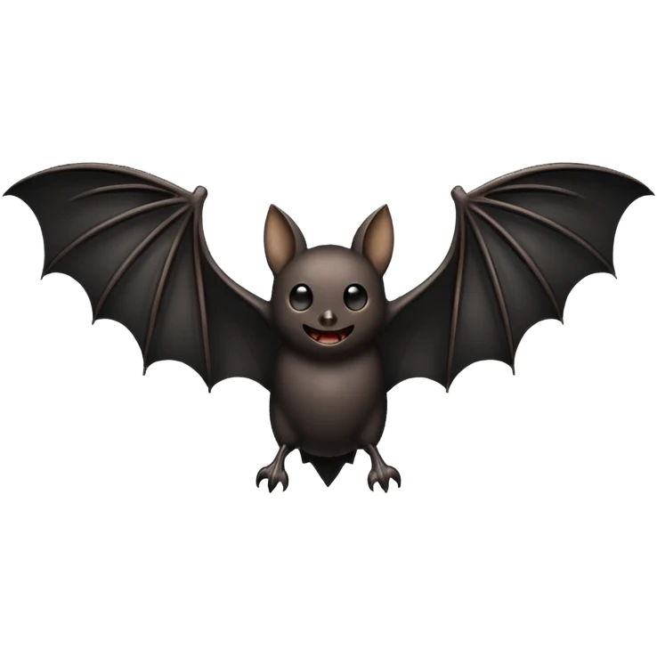 Bat – Flying bat with spread wings emoji