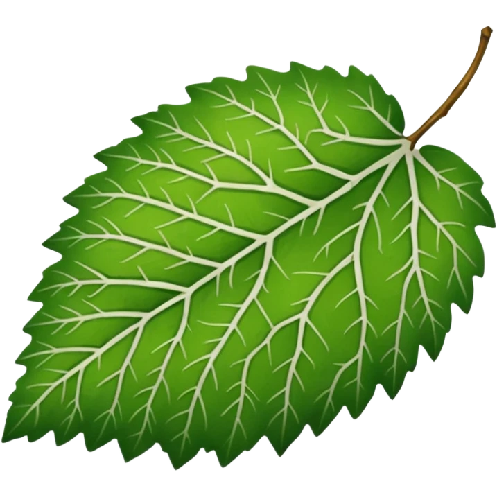 green birch leaf  emoji