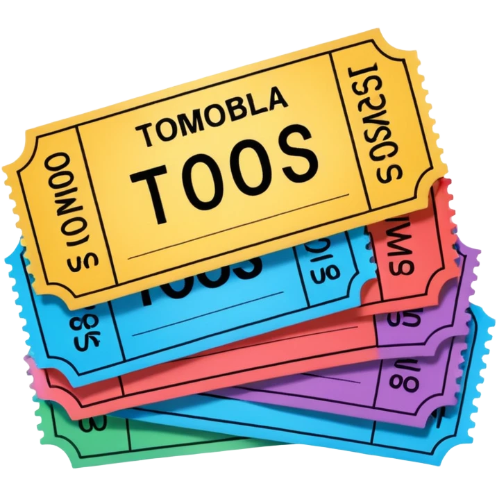 ticket tombola emoji