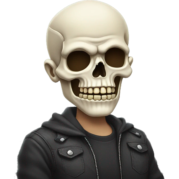 💀 but the jaw is open it has to be the same style emoji
