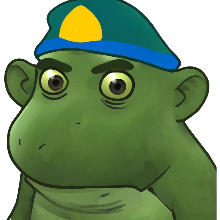 ape with blank face wide eyes emoji