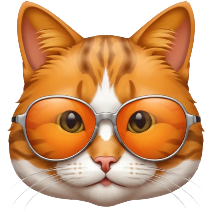 Cat wearing sunglasses emoji