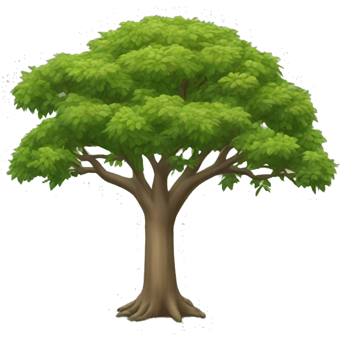 savannah tree emoji