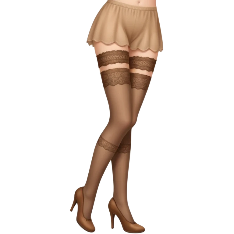 Nude Lacey thigh high emoji