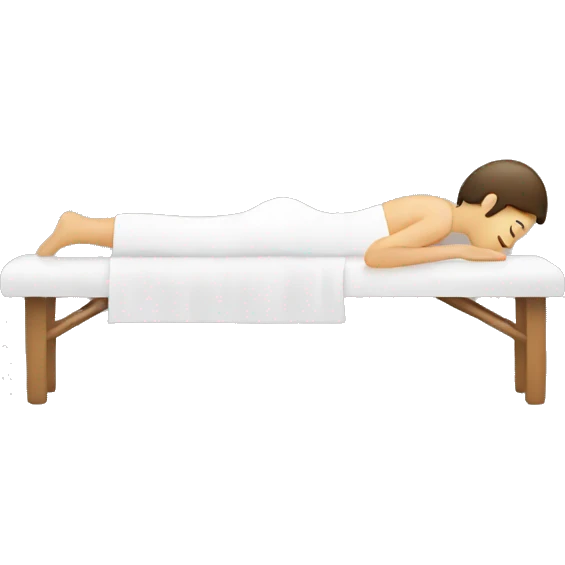 massage with stones  emoji