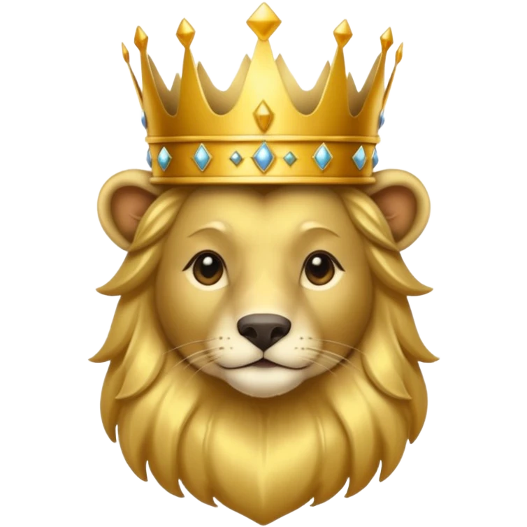 animal avec couronne emoji