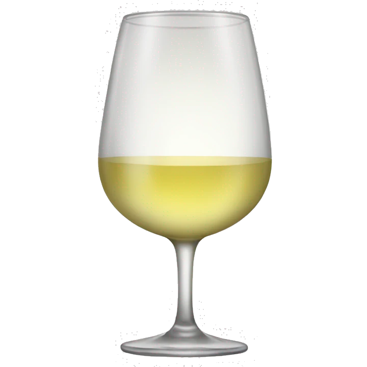 Glass of white wine emoji