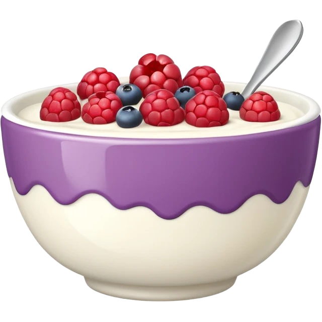 Yoghurt bowl emoji