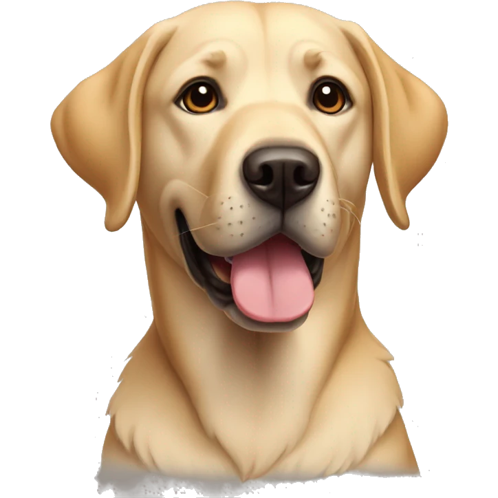 Perro labrador emoji