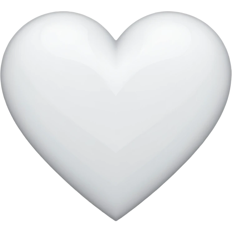 white heart with a geometric pattern emoji