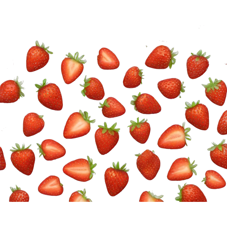 Cake of strawberry emoji