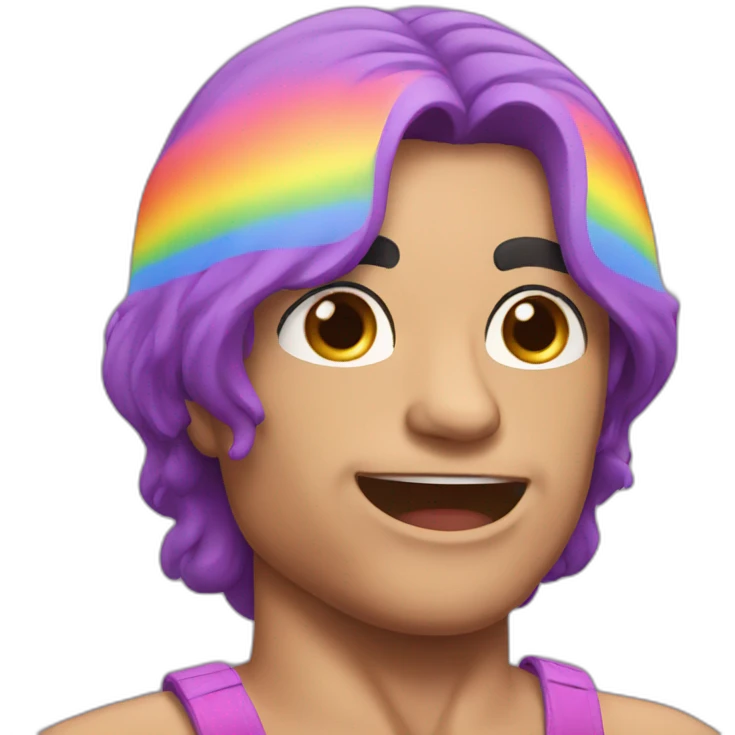 Wrestler gay emoji