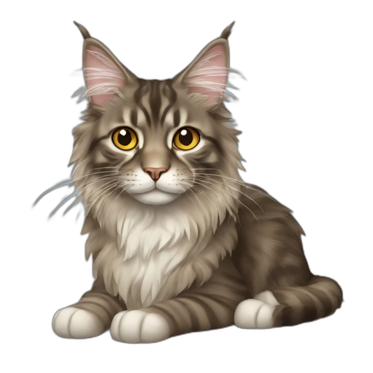 maine coon cat emoji