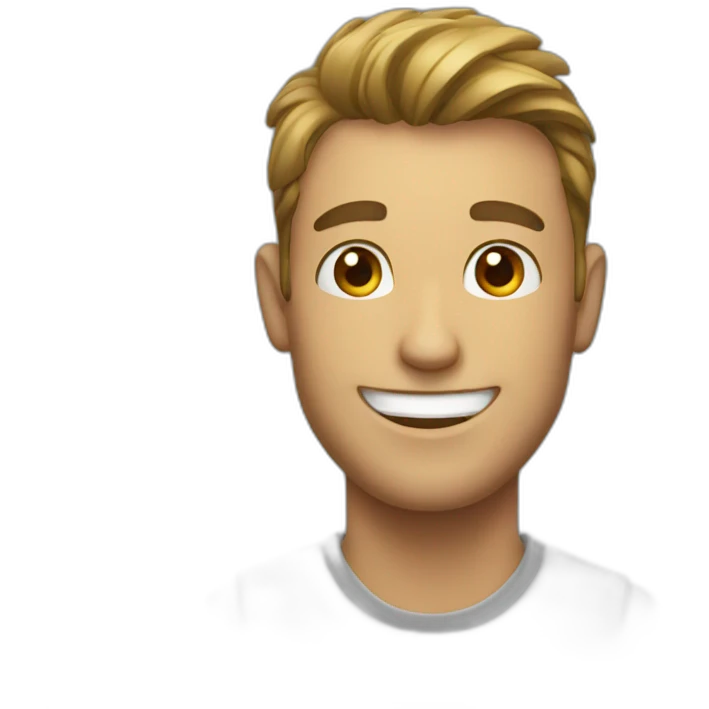 Guy smiling emoji