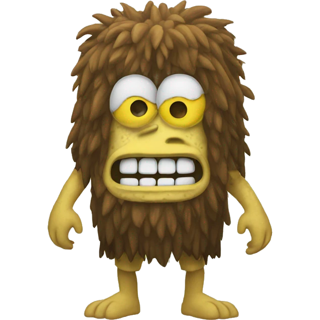 spongebob as caveman emoji
